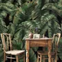 Dark Banana Leaf Wallpaper Mural