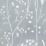 Bohemian Style Neutral Color Wild Flowers Art Wallpaper Mural