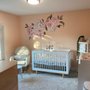 Wandtattoo Kinderzimmer Rosa Weiße Pfingstrosen Blumensträuße
