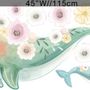 Kids Cute Whale Sea Animals Wall Decal Sticker