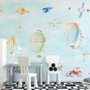 Kids Hot Air Balloons Wallpaper Mural