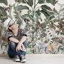 Forest with Monkey and Lemur Wallpaper Mural