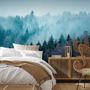 Misty Forest View Wallpaper Mural