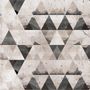 Geometric Dark Trigon Pattern Wallpaper Mural