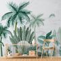 Green Tropical Forest Wallpaper Mural