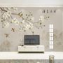 Vintage Plum Blossom Floral Wallpaper Mural