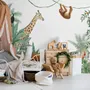 Cute Safari Animals with Jungle Kids Wallpaper Mural