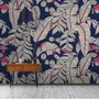 Dark Palm Leaf Wallpaper Mural