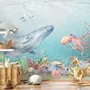 Kids Cute Whale Undersea Wallpaper Murals