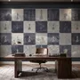 Monochrome Medieval Chessboard Historical Wallpaper Mural