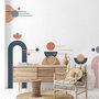 Arche géométrique avec formes Stickers muraux Sticker