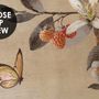 Watercolor Chinoiserie Fruit Trees Wallpaper Mural
