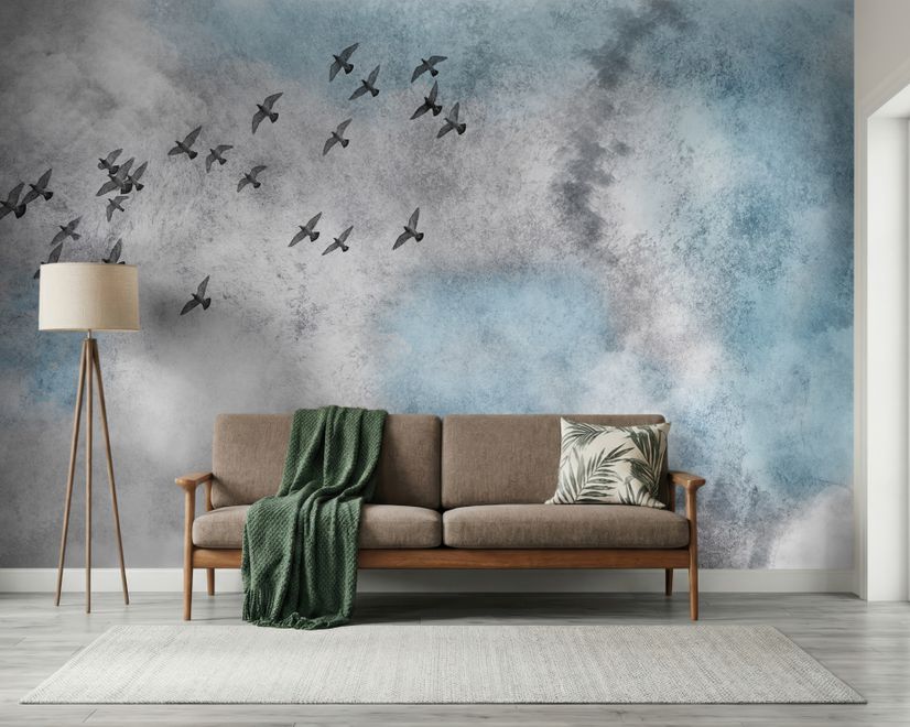 Watercolor Splash Art Wallpaper Mural