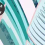 Tropical Pink Exotic Colorful Palm Leaf Wallpaper Mural