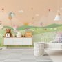 Kinderzimmer Cartoon Waldlandschaft Fototapete