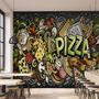 Pizza Food Wallpaper Mural 