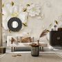 3D Embossed Look Jewelry Roses Wallpaper Mural