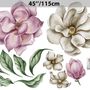 Large Garden Flowers Wall Sticker Decal