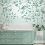 Soft Green Blossom Wallpaper Mural