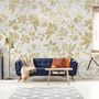 Damask Pattern Floral Art Wallpaper Mural