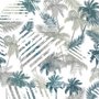 Vintage Tropical Leaf Pattern Wallpaper Mural