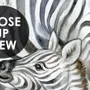 Kids Safari Animals with Cub Wallpaper Mural