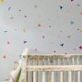 Kids Watercolor Colorful Little Triangle Wall Decal Sticker