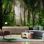 Papier peint paysage forêt tropicale jungle