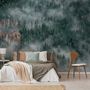 Misty Forest Wallpaper Mural