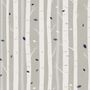White Tree Branches Wallpaper Mural
