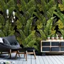 Green Banana Leaves Wallpaper Mural