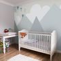 Cartoon Mountainscape Wallpaper Mural