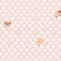 Kids Fish Scale Pattern and Cute Animals Wallpaper Mural