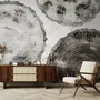 Watercolor Abstract Round Art Wallpaper Mural