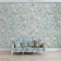 Soft Chinoiserie Peony Tree Blossom Art Wallpaper Mural