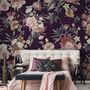 Vintage Dark Floral Bouquet Wallpaper Mural