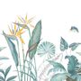 Tropical Banana Leaf with a Bird Wallpaper Mural