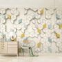 Geometric Honeycomb Pattern Wallpaper Mural