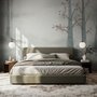 Misty Forest Autumn Landscape Wallpaper Mural