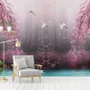 Pink Sakura Cherry Blossom Wallpaper Mural