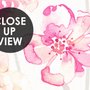 Papier peint panoramique romantique rose