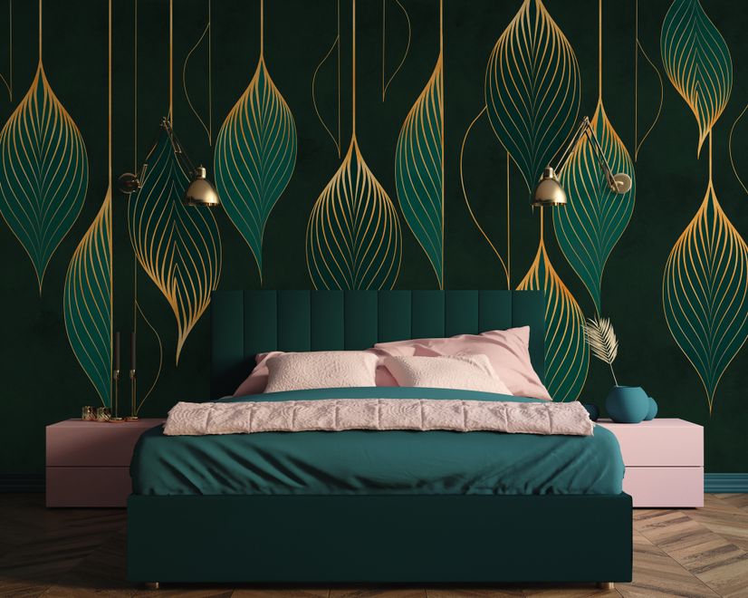 Abstract Geometric Art Wallpaper Mural