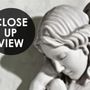 Sophisticated Angel Sculpture Wallpaper Mural