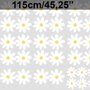 Small Cute Daisy Flowers for Kids Room Wall Decal Sticker