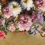 Retro Bunte Blumen Fototapete