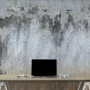 Gray Brown Grunge Cement Style Wallpaper Mural