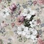Aquarell Vintage Blumen Fototapete