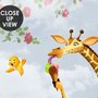 Cartoon Slackline mit Tieren Fototapete