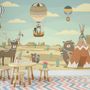 Kids Tribal Woodland Animals in the Desert Wallpaper Mural