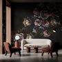 Dark Rose Floral Bouqet Wallpaper Mural